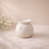 Brûleur parfumé céramique blanc | Diffuseur fondants minimaliste